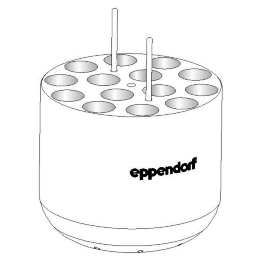Eppendorf Adapter for Rotor S-4-104, Accommodates 14 x 14 mL Round-Bottom Tubes (17.5 x 100 mm), Pack of 2 Pieces