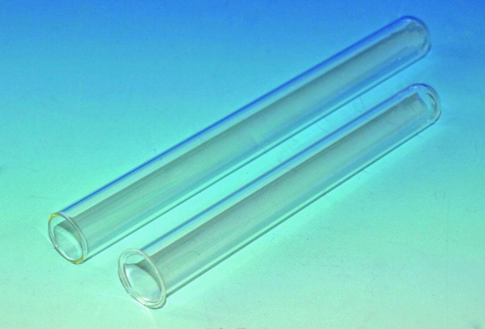 Glaswarenfabrik Karl Hecht ELKA Test Tubes with Rim (160 x 24 mm) – Pack of 50
