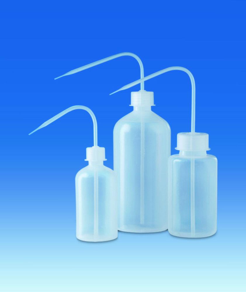VITLAB Spray Bottle 100 ml, PE-LD, Narrow Neck, GL 18, Without Imprint, with Exchangeable Attachment

