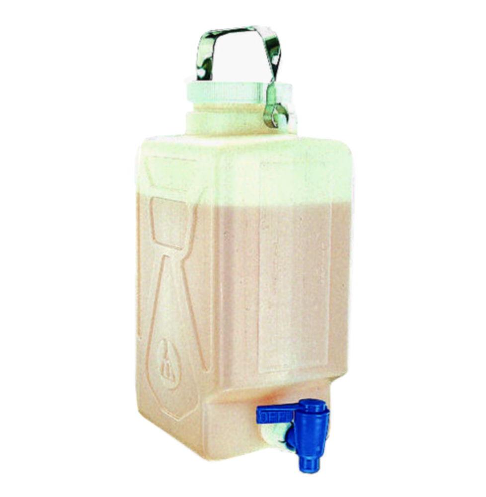 Thermo Nalgene Aspirator Canister PE-HD, with Stopcock Cap, 9 Litre