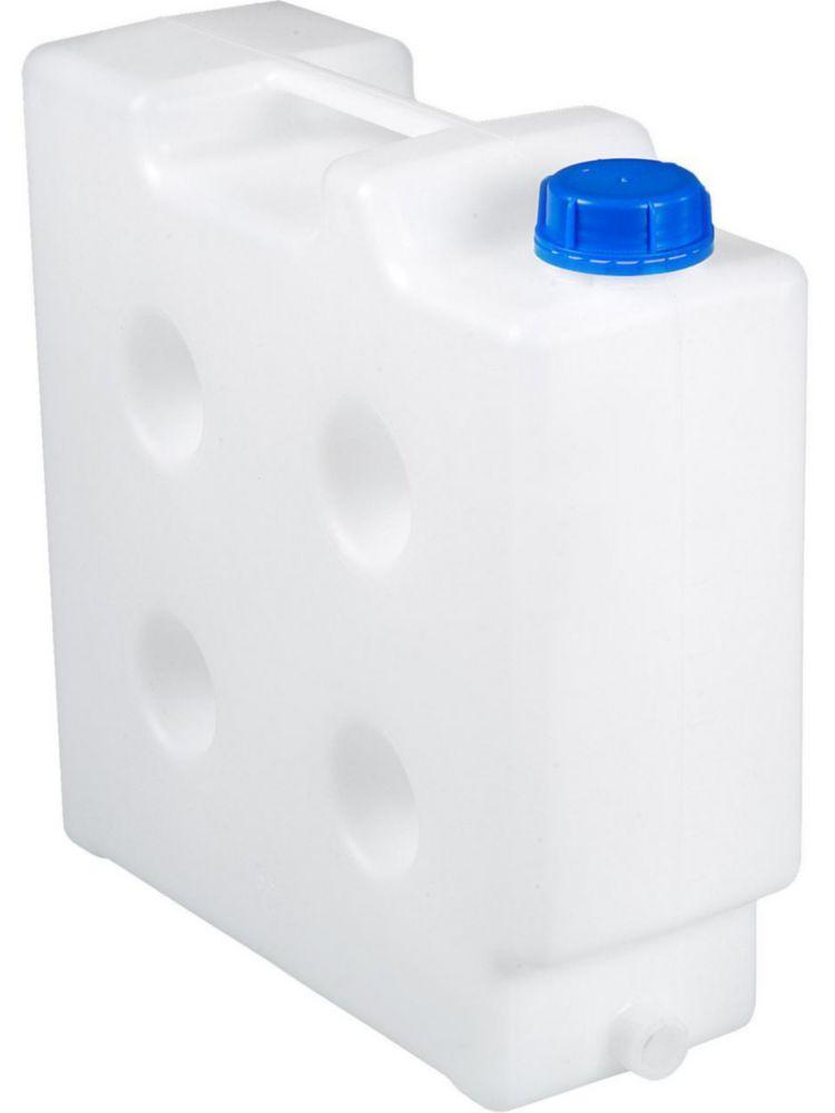 Bürkle Space-Saving Canisters, PP, Cap. 10 Ltrs. with Outlet