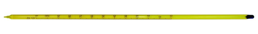 LLG Thermometer Economy 0 250:1°C, Stem Form 300x6mm, Submergence 76mm, Blue Filling