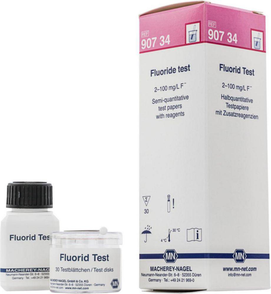 Macherey-Nagel Test Strips for Fluoride Test (0-2-5-10-20-50-100 mg, Pack of 30)

