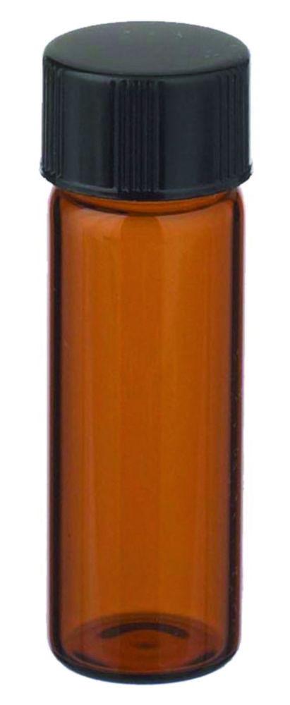 DWK Wheaton Sample Vials 2 mL Amber Glass, with Cap (224981), Pack of 288


