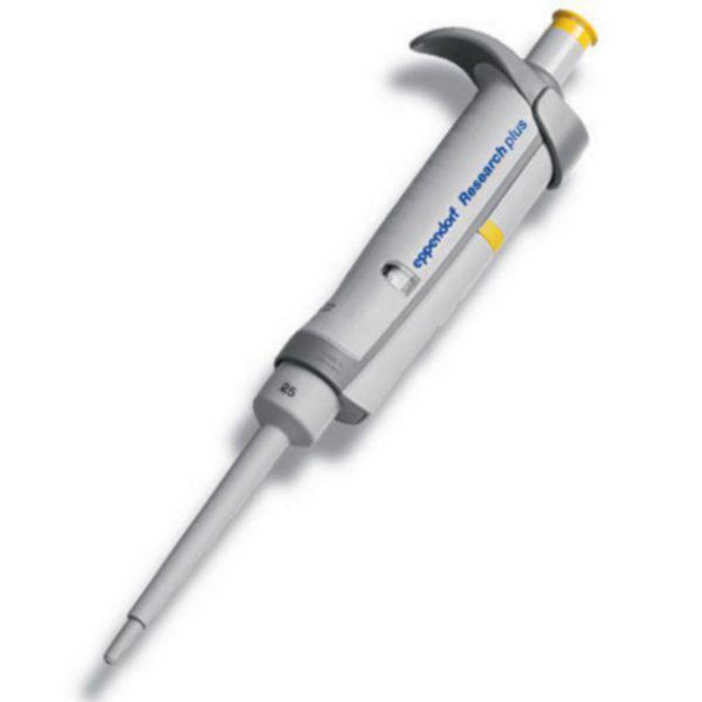 Eppendorf Research Plus, Single-Channel, Fixed, 25µL, Yellow