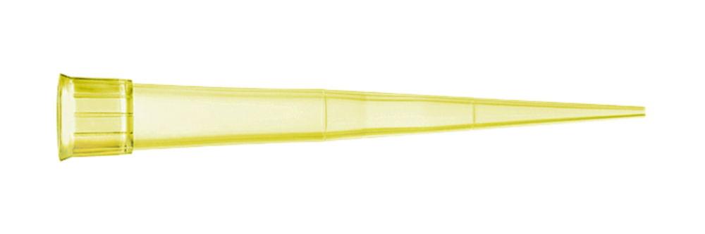 VITLAB Pipette Tips 2-200 µl Non-Sterile PP Graduated Yellow, Pack of 1 Bag Á 1000

