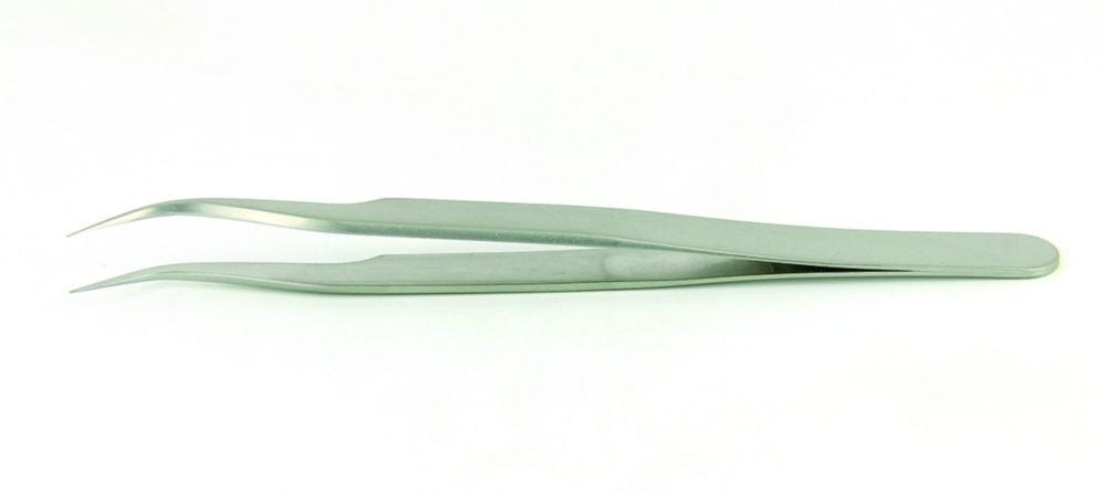 Ideal-tek Tweezers (120 mm, Stainless Steel Type 7.SA, Curved Fine Tips)