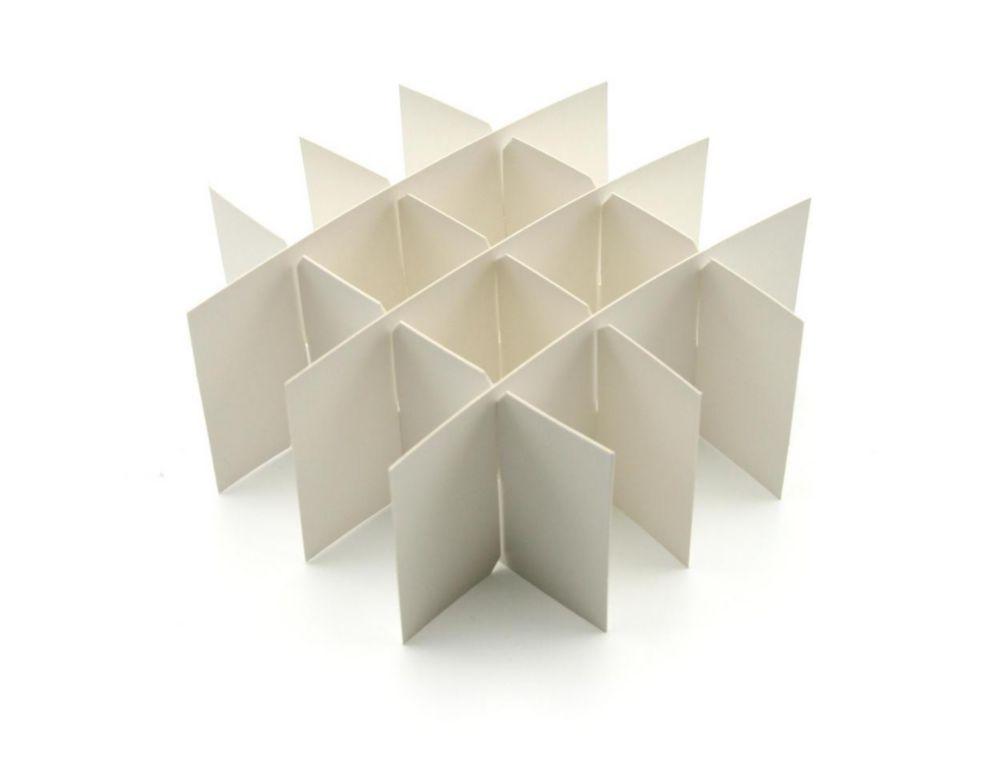 Heathrow Scientific True North Grid Divider 4x4 for 50 mL Tubes – White