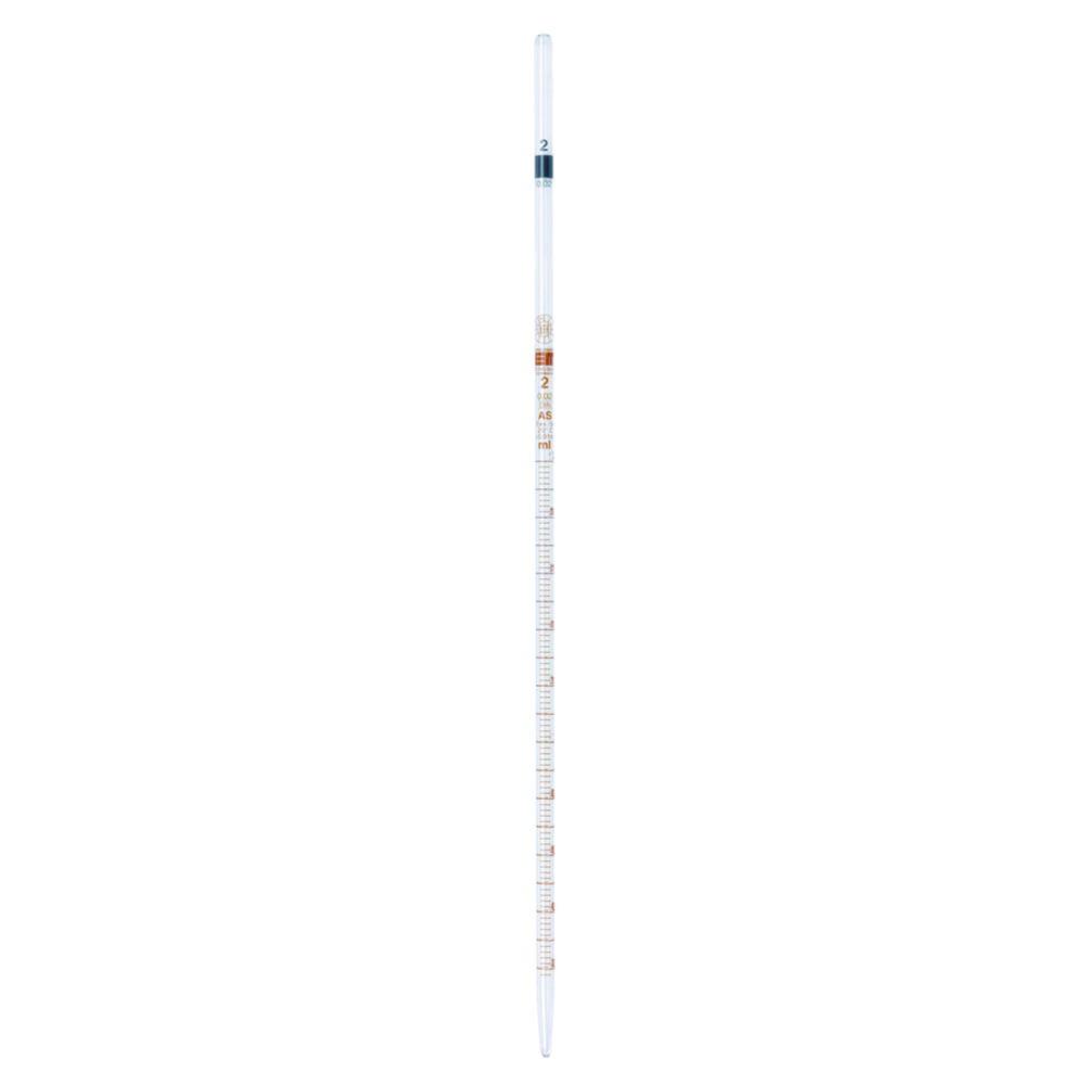 Hirschmann Laborgeräte Pipette 5:0.05ml, 360mm, Class AS, Conformity Certified, Amber Graduated with Dated Batch Identification
