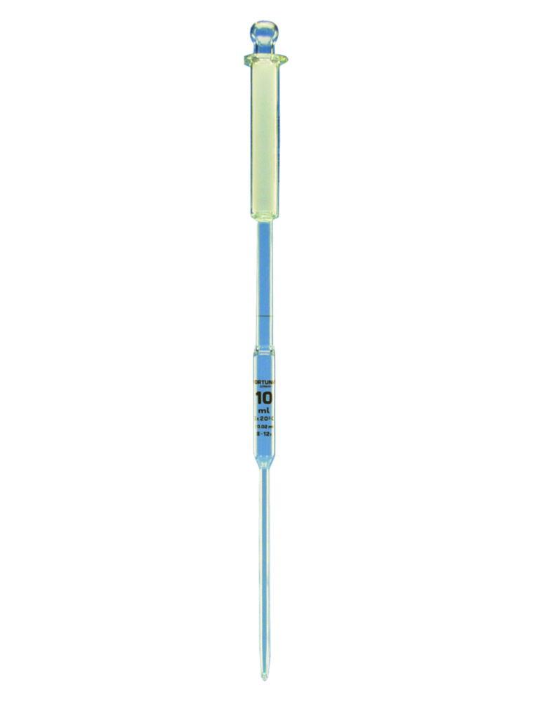 Poulten & Graf Volumetric Pipet Class A with Suction Piston Cap 2 ml