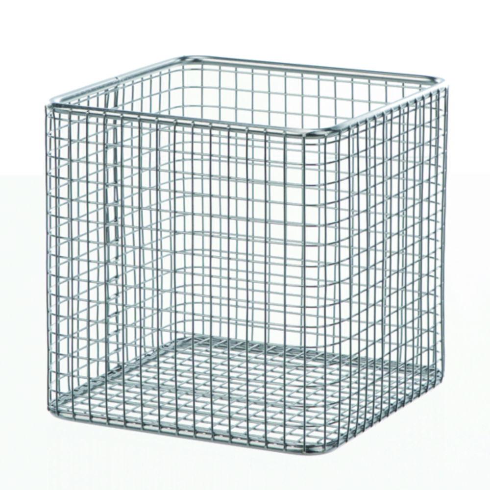 BOCHEM Wire Basket 200x150x150 mm Stainless Steel 18/8, Polished Mesh 8x8 mm