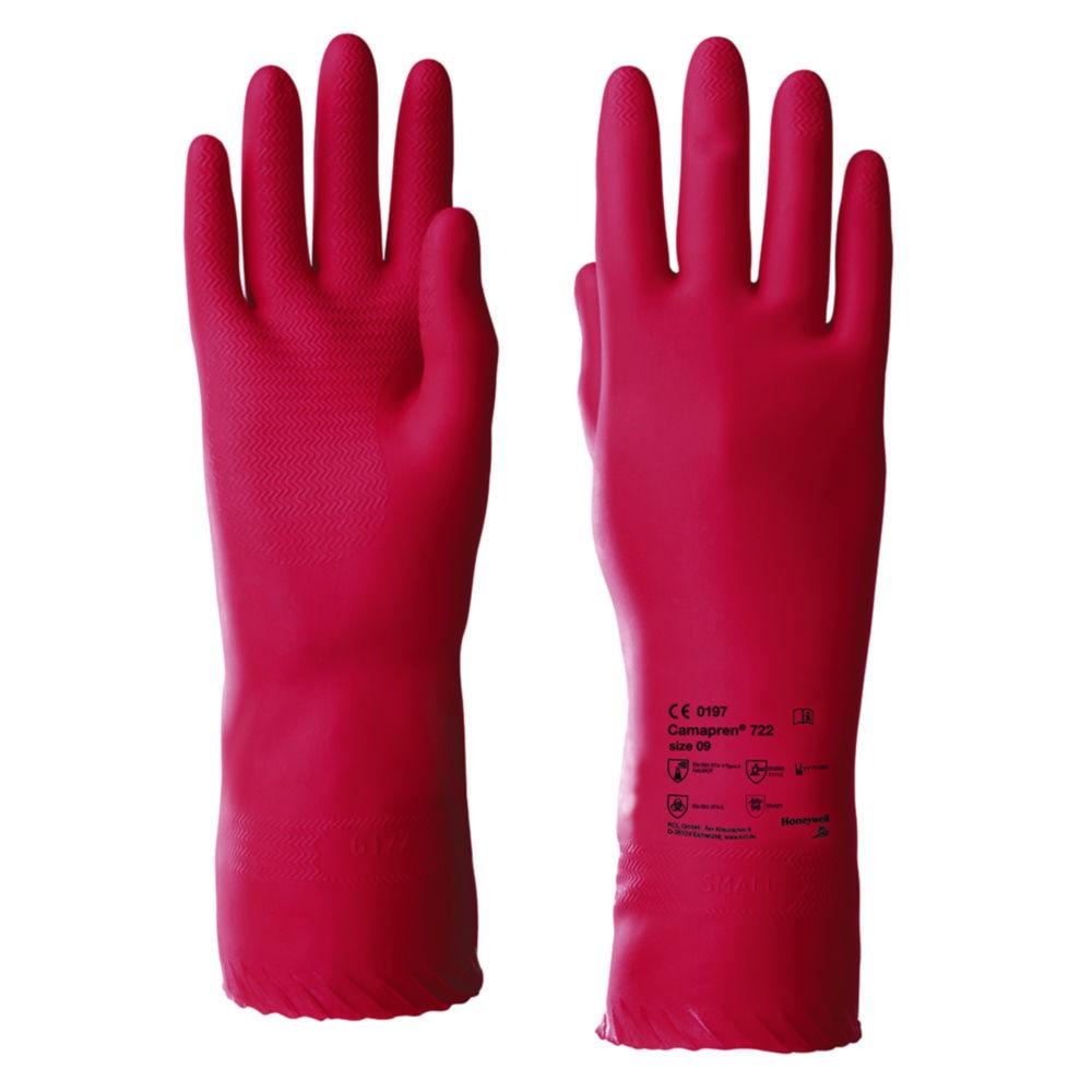 Honeywell Camapren 722 Size 9 Protecting Glove Polychloroprene Red Length 300 mm 0.6 mm Pair

