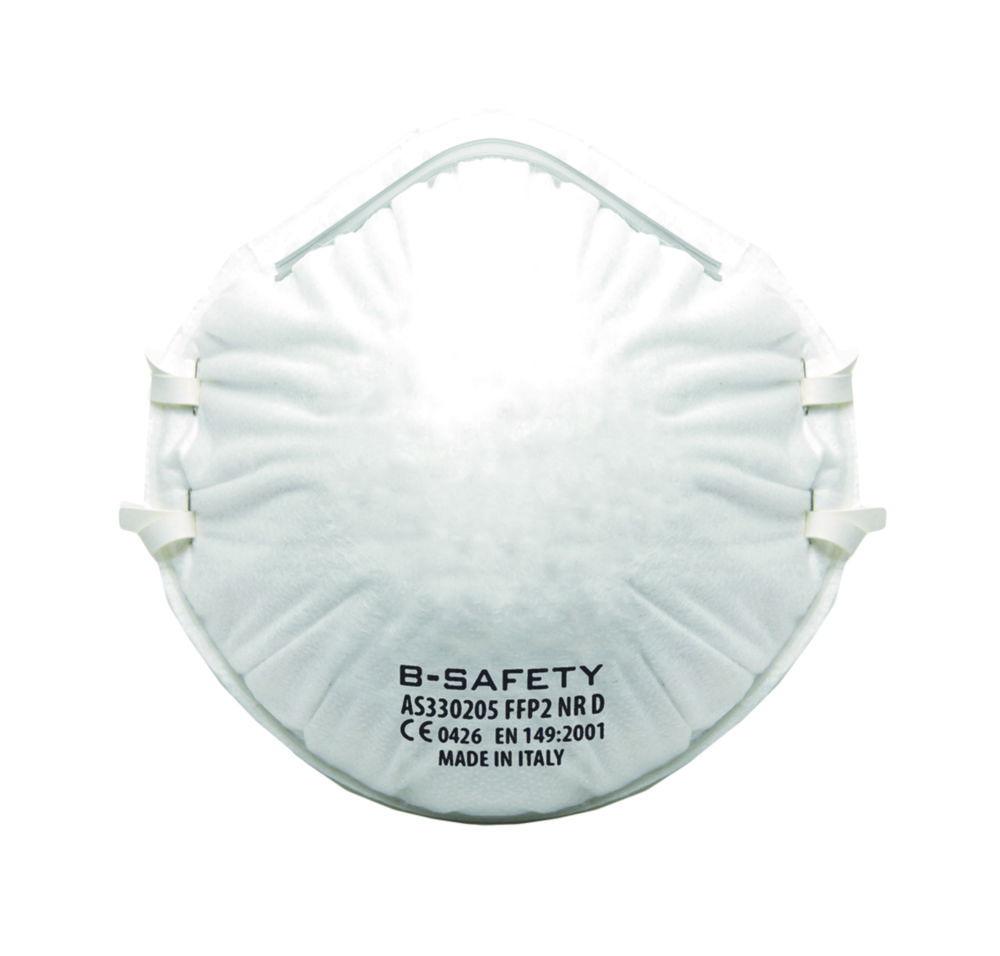 B-Safety Respirator Masks Pure Breath FFP2, without Valve, Pack of 10