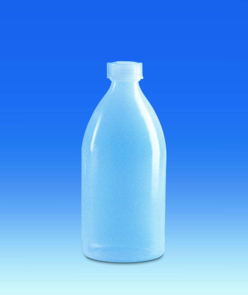 VITLAB Narrow-Mouth Bottle 1000 ml, PE-LD 212x94 mm, GL 28, with PE-LD Screw Cap