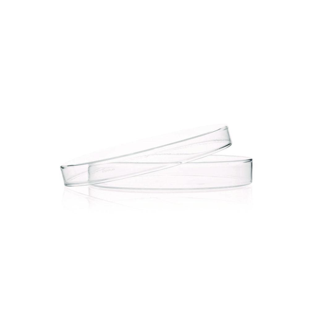 DWK Duran STERIPLAN 200 mm x 30 mm Petri Dish, Soda-Lime Glass