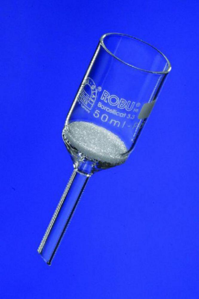 Filter funnels 50ml porosity 1, 36mmØ, 10mm stem Ø