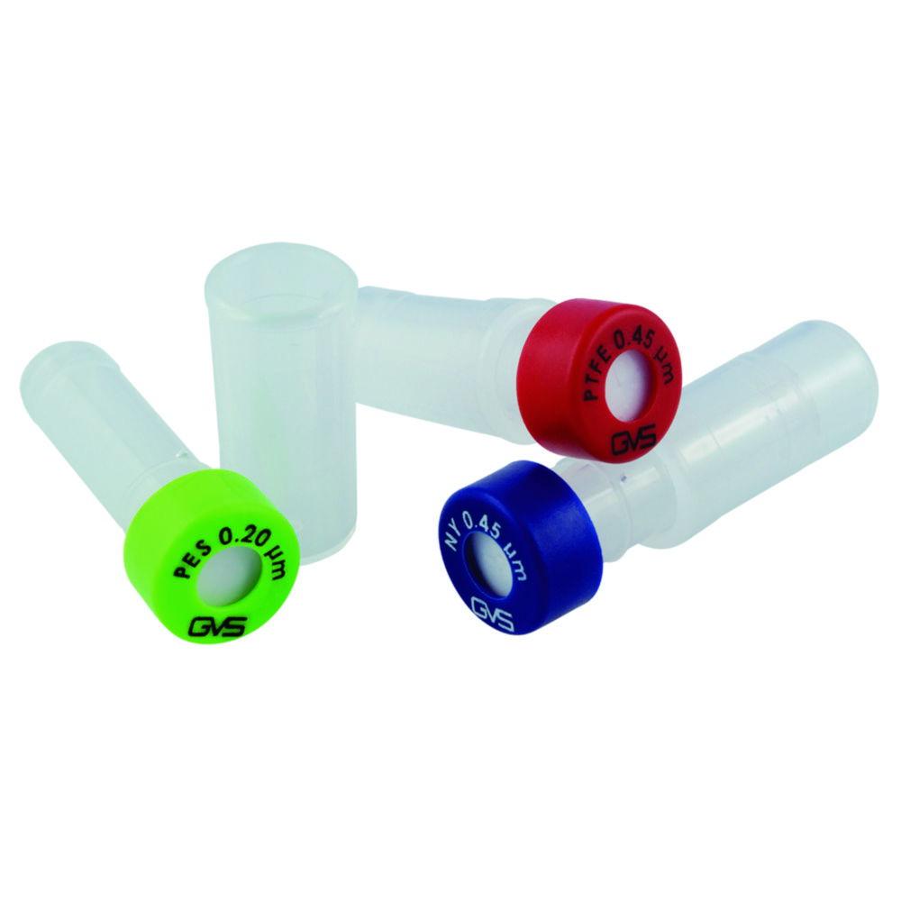 Separa Minivials 12x33mm Membrane filter, PVDF, 0.45µm orange, pack of 100