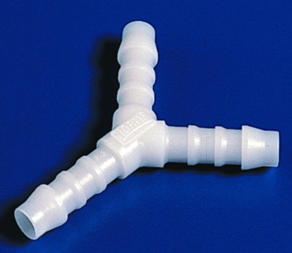 Tubing connectors,acetal resin,Y-shape,6 mmm