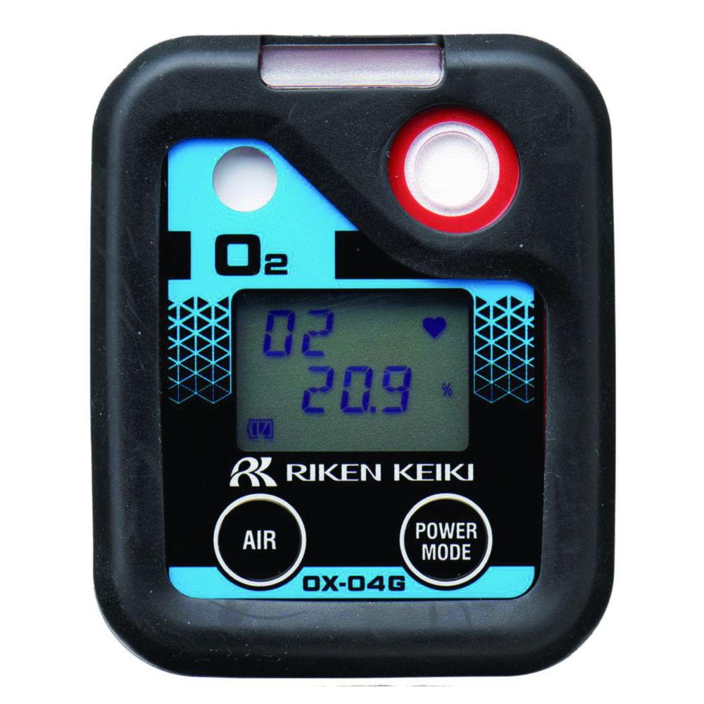 Single gas warning device OX-04G oxygen 0-25.0%, resolution 0.1% with alkaline battery