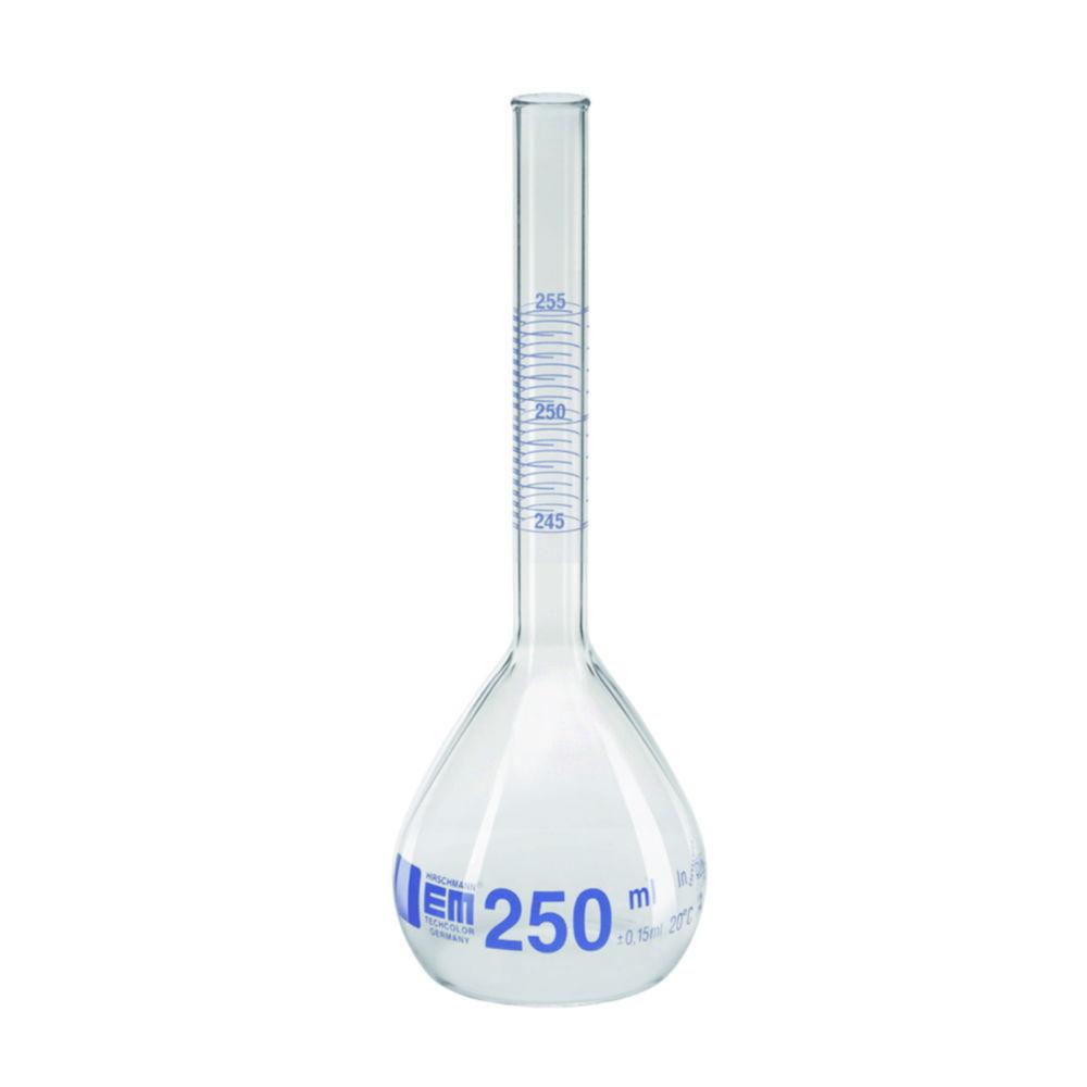 Hirschmann Volumetric Flask 700 ml, Subdiv. 1 ml DURAN, Prepacking Regulation