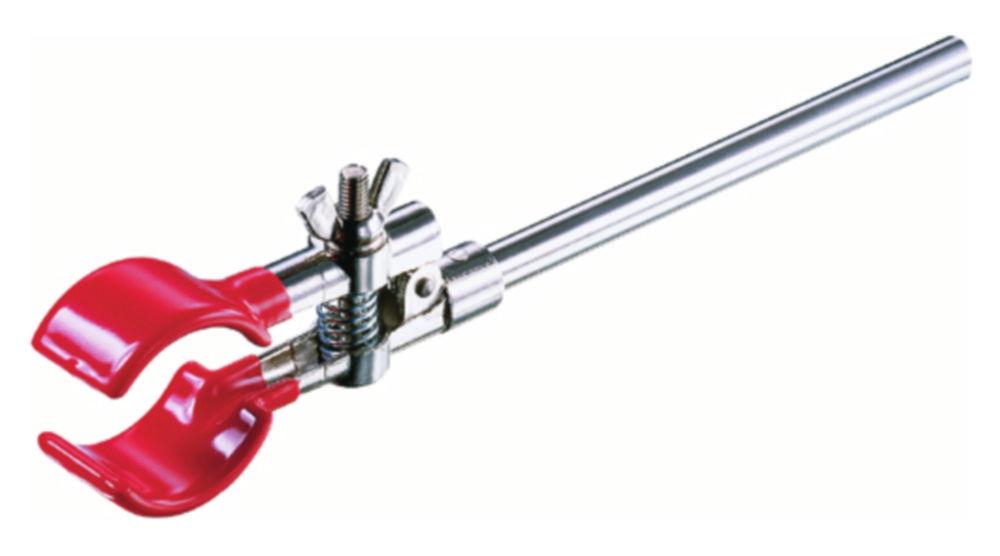 Usbeck Tripod Clamp, 38-60 mm, Zinc Die-Cast, Nickel-Plated, Plastic-Coated

