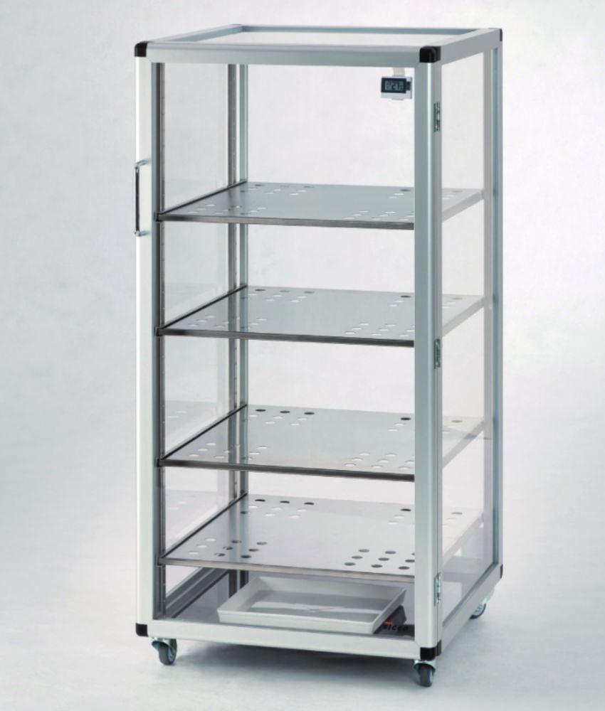 Bohlender Desiccator Cabinet Maxi 1 Glass-Clear Acrylic, One Door, One Chamber, 560x580x1150 mm