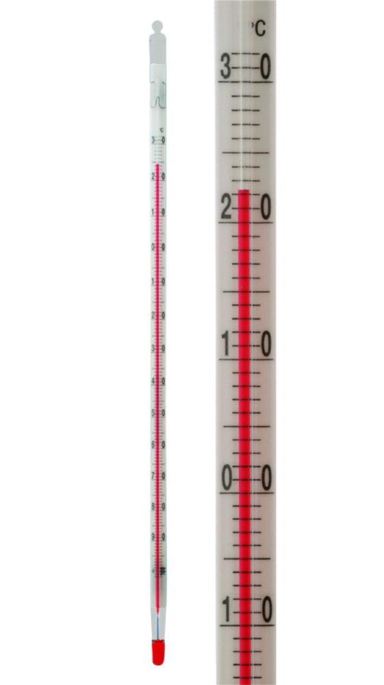 LLG Low Temperature Laboratory Thermometer, Range -200°C to +30°C, ±1°C