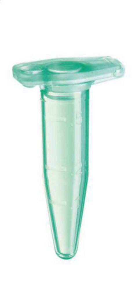 Eppendorf SAFE-LOCK Reaction Vessels, Cap. 0.5 ml, Green, Pack of 500