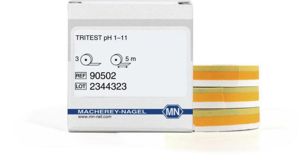 Macherey-Nagel TriTest Indicator Paper (pH 1-11) Refill Packs – 3 Rolls