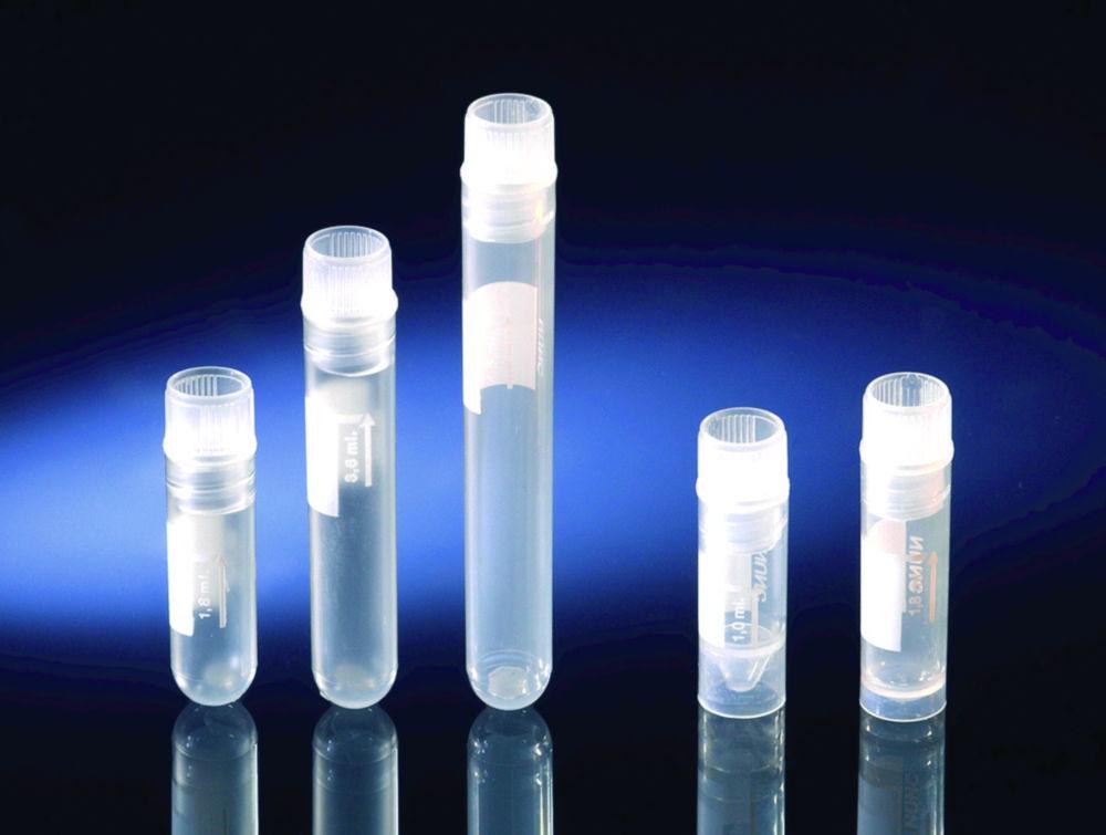 Thermo Nunc Cryotubes 3.6 mL PP Clear with Cap - Internal Thread, U-Shaped Writing Area, Sterile (Pack of 8x50)