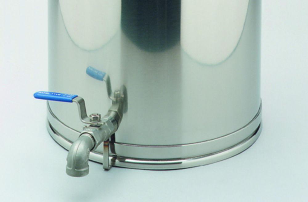 BOCHEM Stopcock 1/2" NO DRIP Mounted 18/8 Steel PTFE Ring Max. 260°C