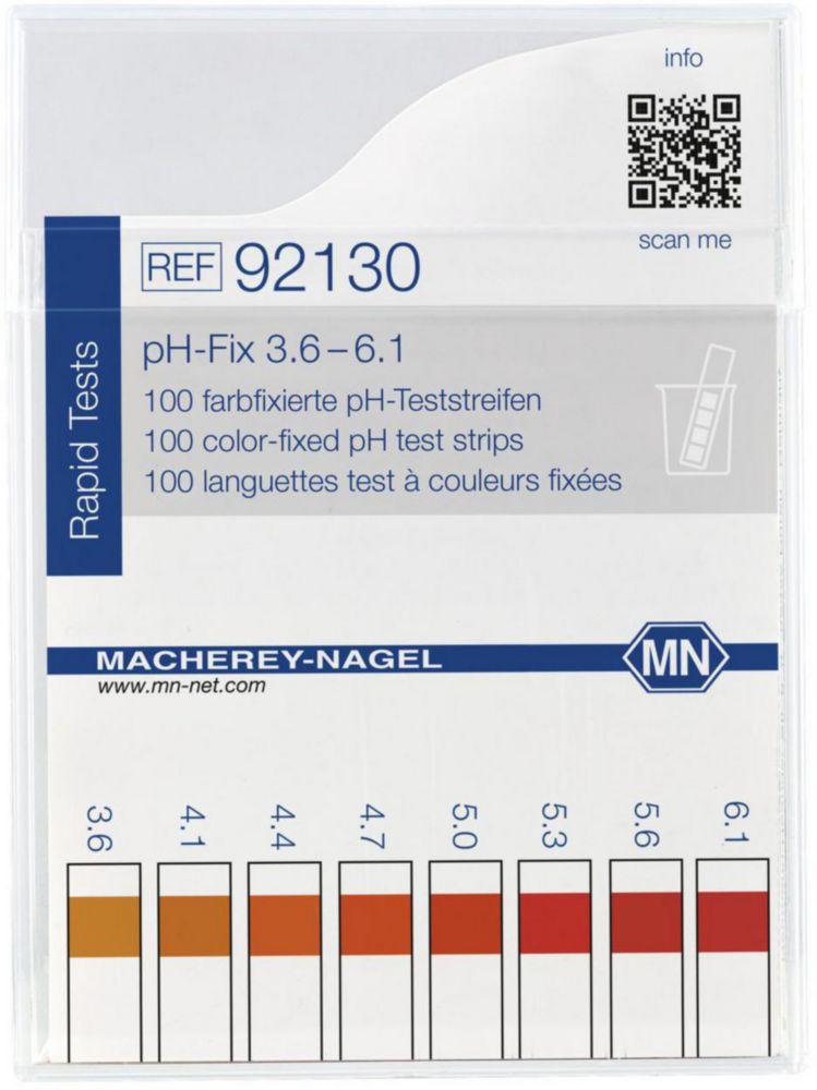 Macherey-Nagel pH-Fix Indicator Strips (pH 3.6-6.1) – Pack of 100