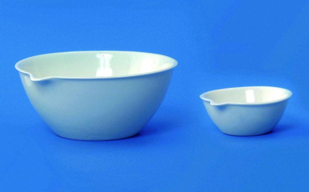 LLG Evaporating Dish 274/6, 450 mL, 145 x 55 mm, Flat Bottom, with Drain