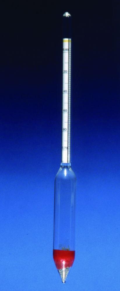 GECO Density Hydrometer 1.200–1.300 g/mL, Suitable for Calibration, Without Thermometer, 250 mm