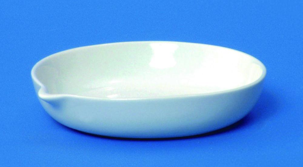 LLG Evaporating Dish 208/3, 55mL, 80x20mm, Low Form with Drain