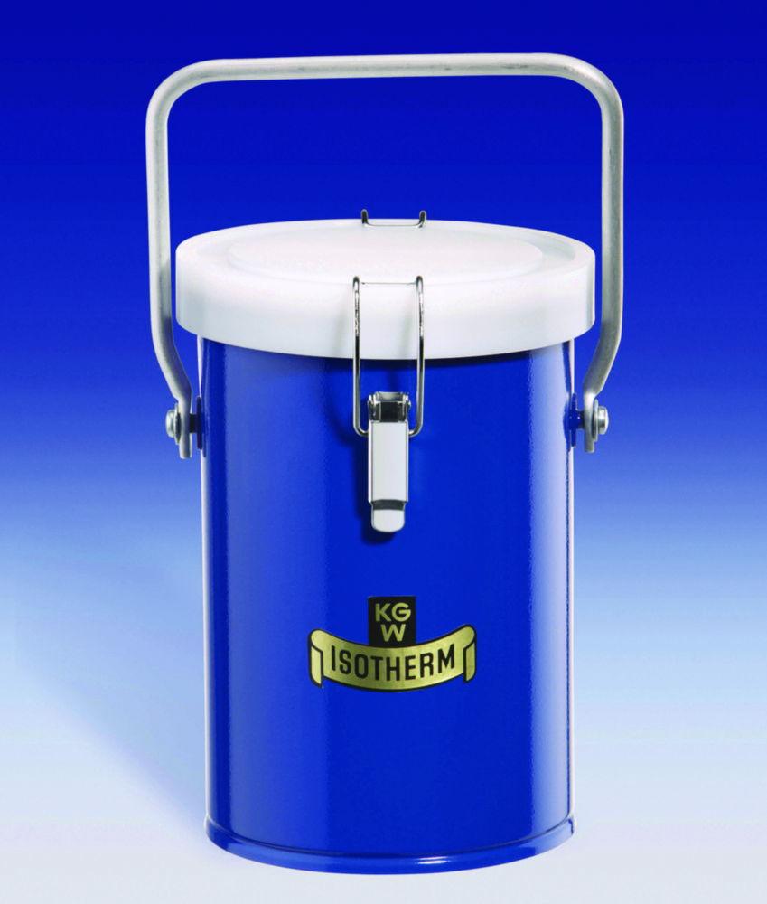 KGW Schieder Dewar Transport Vessel with Metal Jacket and Cap, 3 L, 28 B