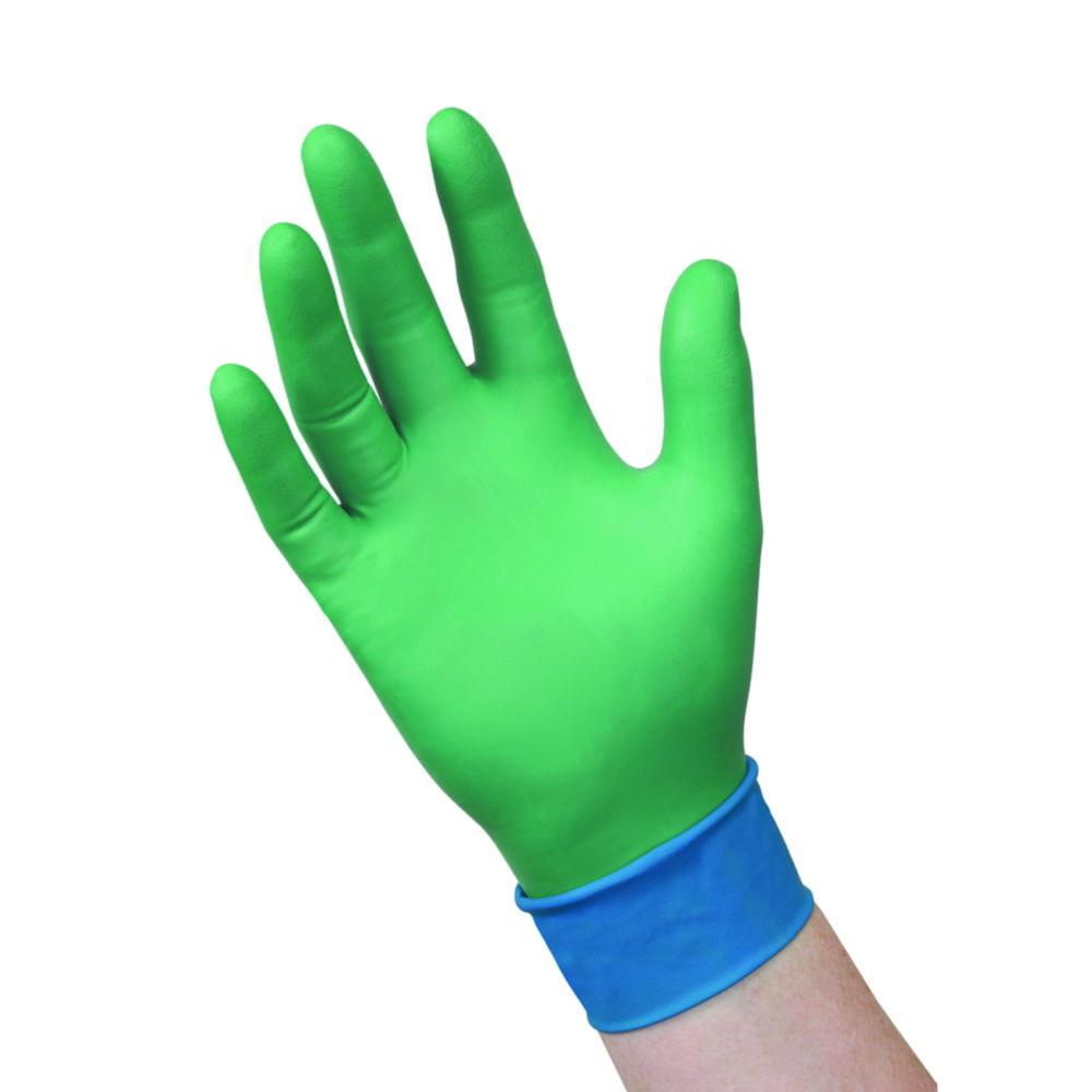 Ansell Microflex 93-360 Disposable Gloves, Polychloroprene, 295mm, Blue-Green, Size XL (9.5-10), Pack of 50

