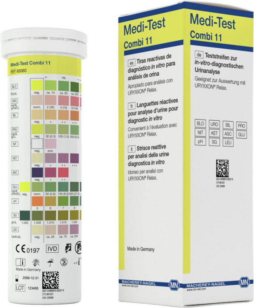 Macherey-Nagel MEDI-TEST Combi 11 Pack of 100 Strips 6x120mm

