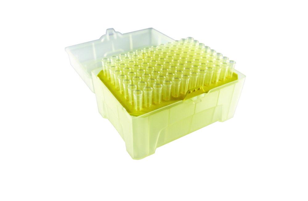 LLG Pipette Tips 1000 µl, Low Retention Transparent, Sterile, 8 Racks of 96

