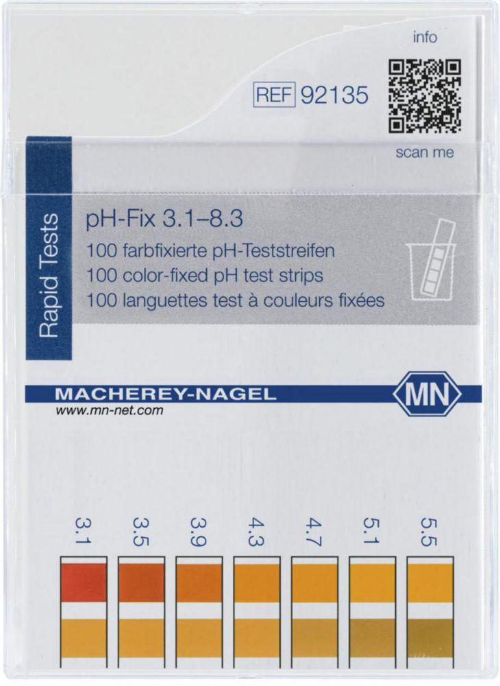 Macherey-Nagel pH-Fix Indicator Sticks (pH 3.1-8.3) – Pack of 100