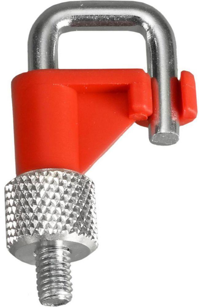 Bürkle Stop-It Tubing Clamp with Easy-Click Closure, Red, for Tubes up to 10 mm Diameter