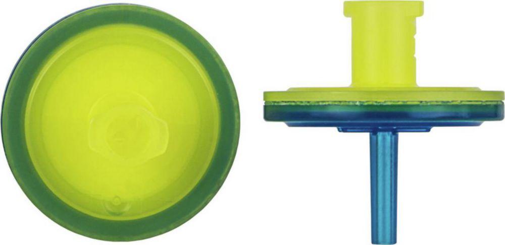 Macherey-Nagel CHROMAFIL Disposable Filter RC-20/15 MS RC, 0.20 µm, 15 mm, Colour Code Above: Yellow, Colour Code Below: Blue, Pack of 100