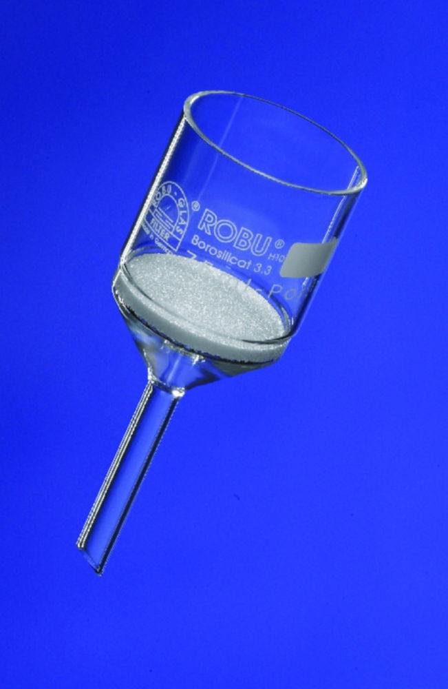 ROBU Filter Funnels 75ml Porosity 3, 48mmØ, 10mm Stem Ø​

