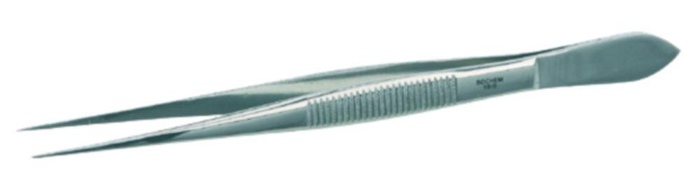 Bochem Instrumente Forceps, 115 mm, 18/10 Stainless Steel, Sharp/Straight, Without Guide Pin