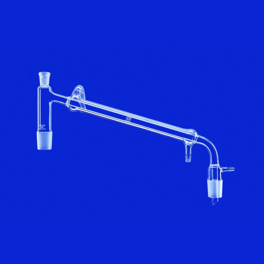 Lenz-Laborglas Distilling Links with Liebig Condenser and Vacuum Receiver Adapter, Cone NS 29/32, Jacket L: 250 mm
