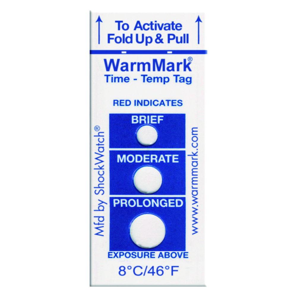 Transport Control Temperature Indicator WarmMark 8°C Pack of 100


