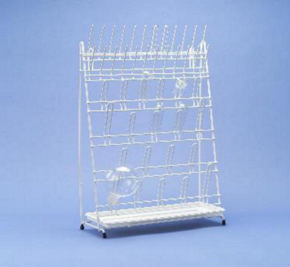 Württ Draining Rack (PE-Coated Wire for 24 Test Tubes and 20 Flasks)

