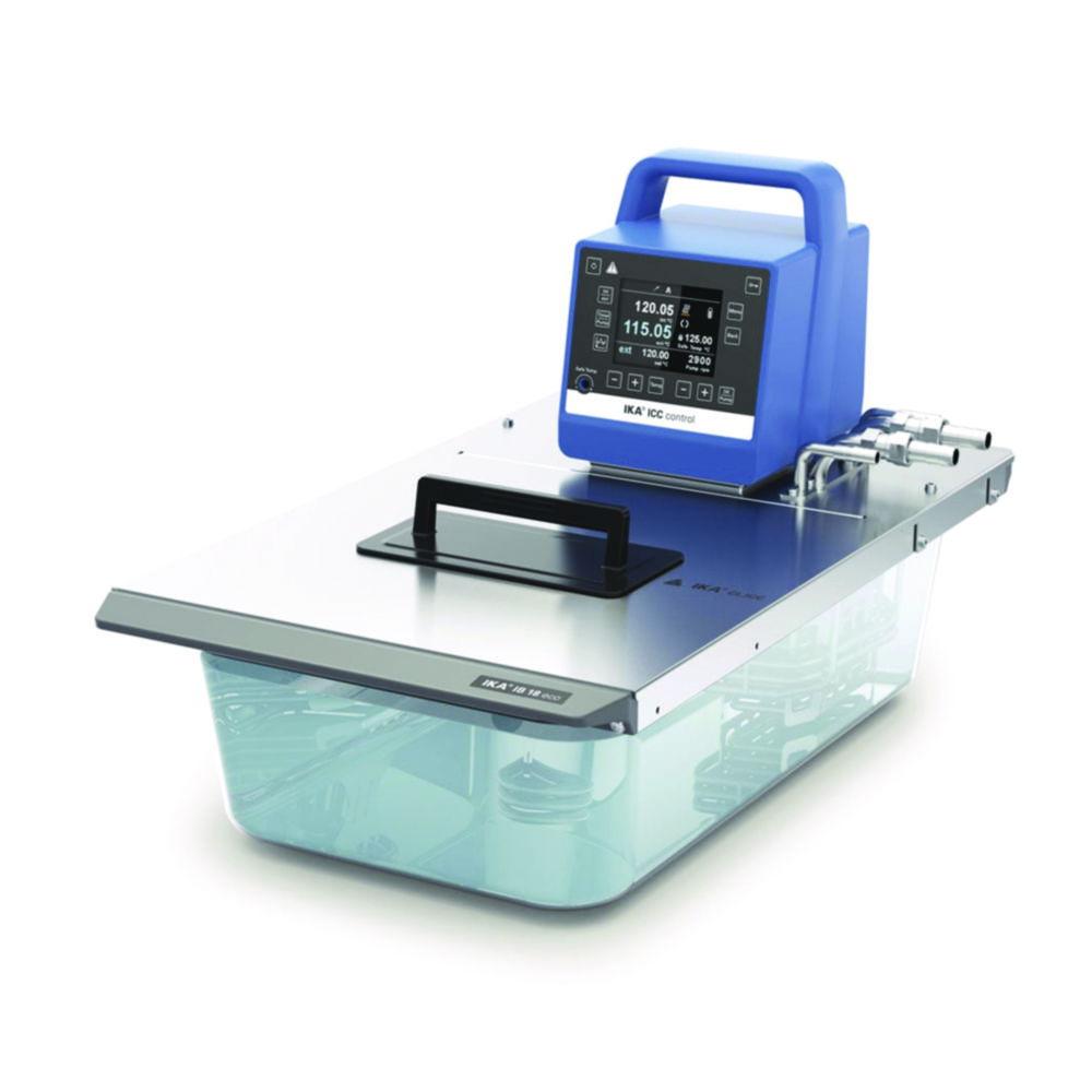 IKA Compact Immersion Circulator ICC Control Eco 18 C Package Thermostat and Chiller, 18 L Eco Bath, Cover