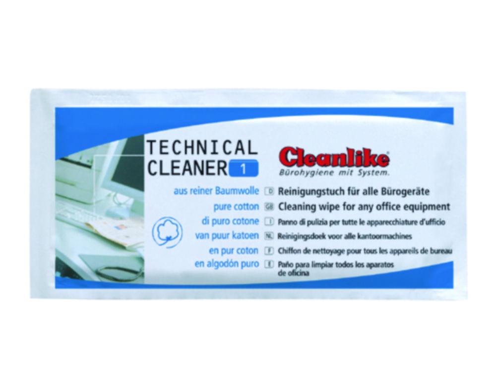 Coolike-Regnery Technical Cleaner Wipes Cleanlike – Soft Cotton, 190mm x 200mm, Pack of 50

