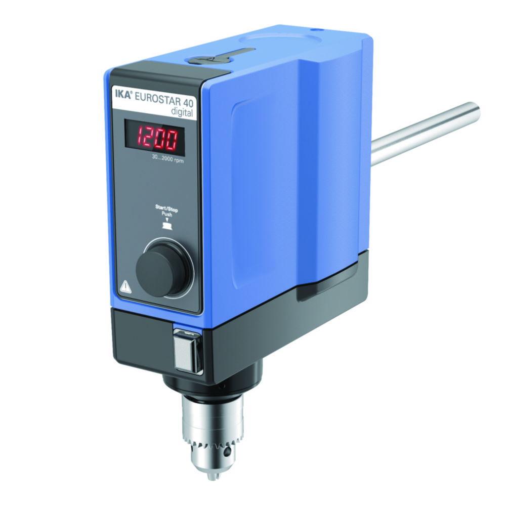 IKA Overhead Stirrer EUROSTAR 40 Digital S 2 (0/30-2.000 min-1), without Accessories, UK Plug